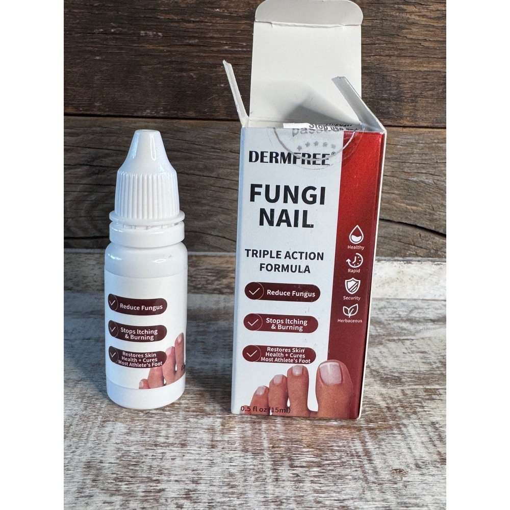 Dermfree Fungi Nail Triple Action Formula 0.5oz NIB Sealed MSRP $20